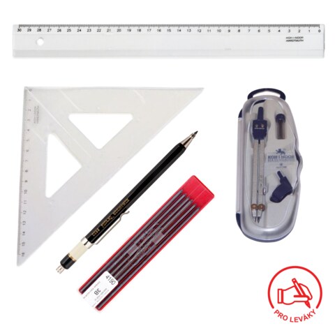 Výhodný set geometrie pro leváky první stupeň VERZATIL