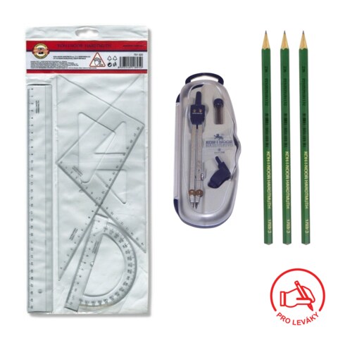 Výhodný set geometrie pro leváky druhý stupeň BASIC