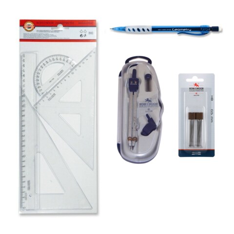 Výhodný set geometrie pro druhý stupeň MEDIUM Modrá