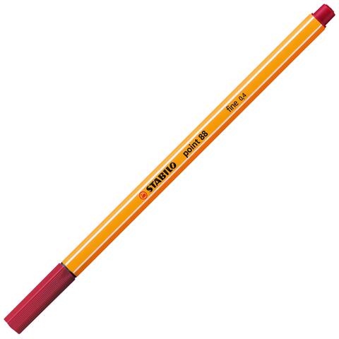 STABILO point 88 tmavě červená 88/50