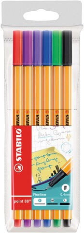 STABILO point 88 6ks sada  88/6