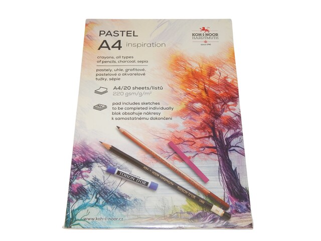 blok PASTEL A4 předtištěný
