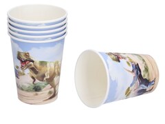 Kelímky párty DINO 250ml, 6 ks (W039216)