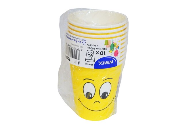 Kelímek papírový Smajlík  0,2 l  (82673)
