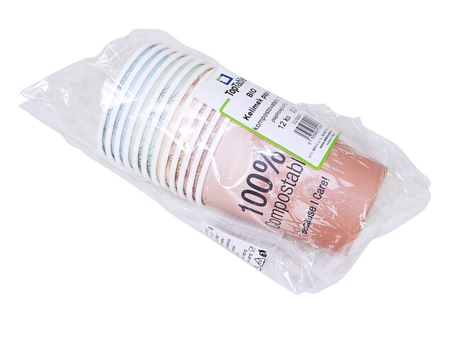 Kelímek papírový TT - BIO 100% compostable 0,2l, 12ks 5170654