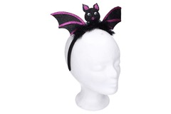 Set karneval - čelenka s ozdobou netopýr W053404