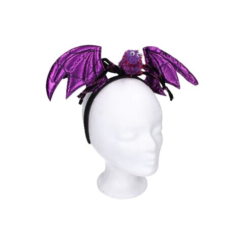 Set karneval - čelenka uši s ozdobou pavouk  W053407