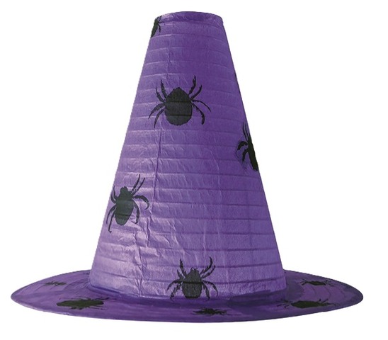 Lampion papírový skládací klobouk (9275)