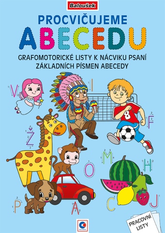 Pracovní listy A4 Procvičujeme abecedu / BO755