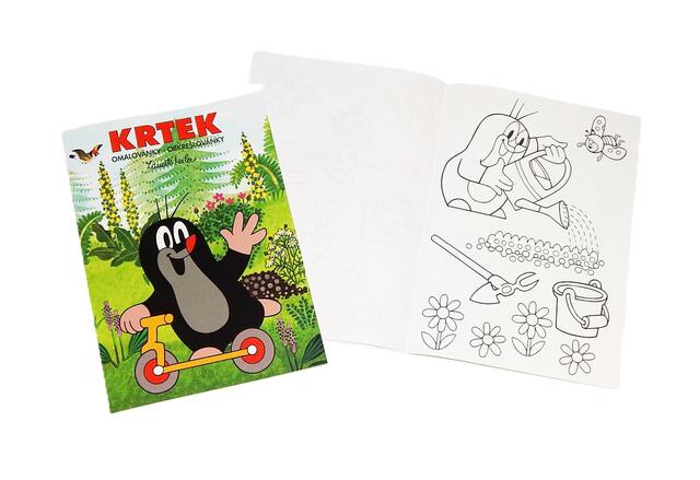 Omalovánky  A5 Krtek - obkreslovánky