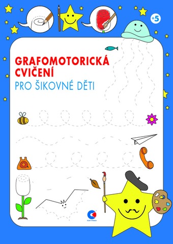 Omalovánky A4 - Grafomotorická cvičení pro šikovné děti (BO761)
